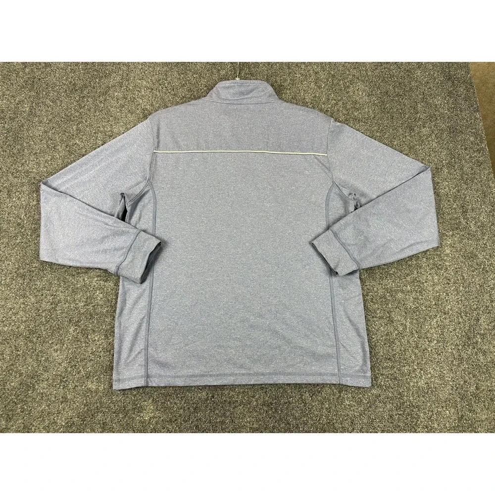 Johnnie O Prep Formance Lammie 1/4 Zip Pullover Shirt Size 16 Blue Lightweight - Picture 6 of 9